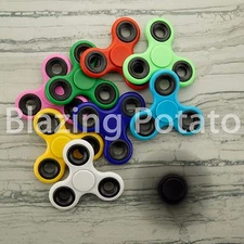 Tri Spinner Fidget Hand Spinners Gyro Figet Desk Toy Focus EDC ADHD -NEW- ☆USA☆
