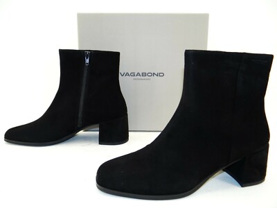 Vagabond Stina Ankle Boots Stiefel Stiefeletten Damen Schuhe Leder Schwarz Gr.37