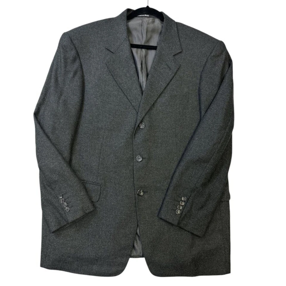 Chaqueta Blazer Abrigo Deportivo Gris PAL ZILERI LORO PIANA CACHEMIR Talla 54 Foto 2 de 4