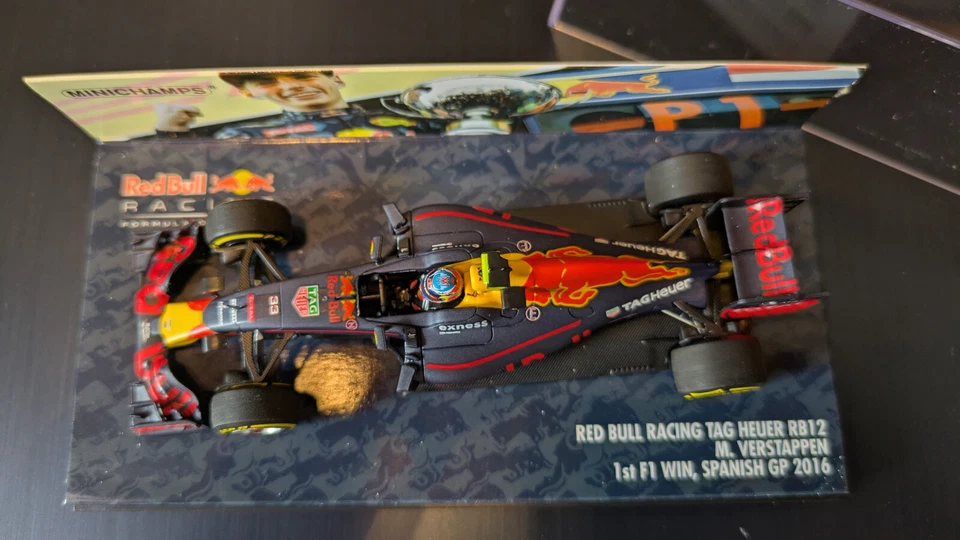 RedBull RB12 VERSTAPPEN 1st F1 Win Spanish GP 2016 1/43 Minichamps Limited Ed - Immagine 3 di 4