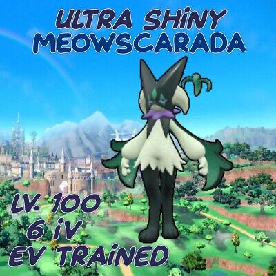 ✨ Ultra Shiny Meowscarada ✨ Pokemon Violet Scarlet ✨ Max Stats All Moves 6  IV 