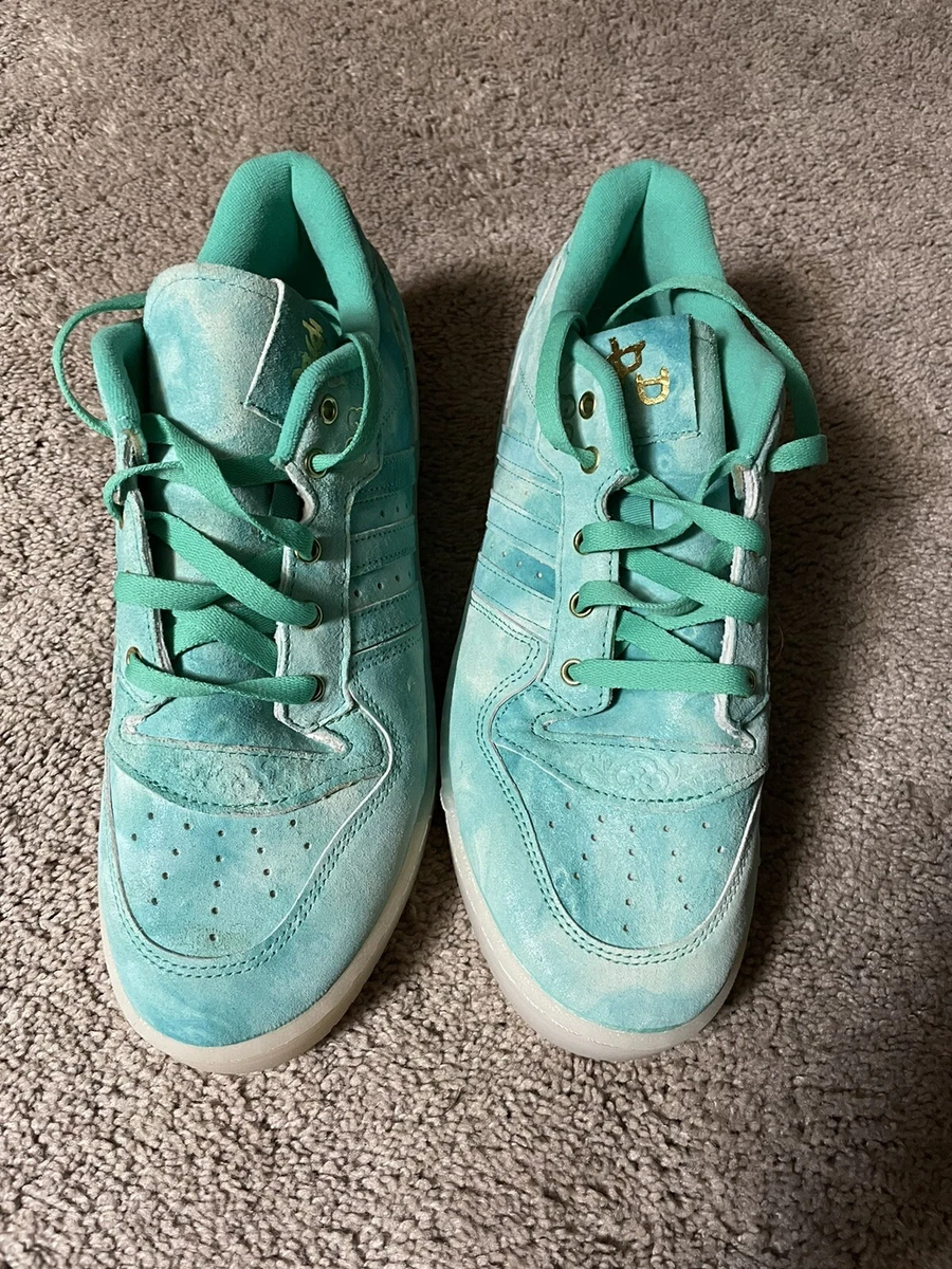 adidas Rivarly Low Green Mint Mens Sneakers Shoes Casual FV4523 Size 9.5