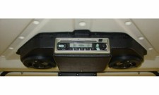 EZGO TXT GOLF CART RADIO CONSOLE - BLACK WIth Jensen Marine Speakers