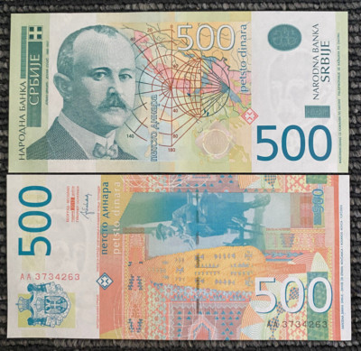 Serbia 100 Dinara 2013 UNC Banknote – Nikola Tesla, Uncirculated World Paper Money