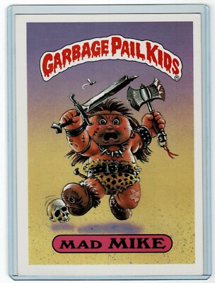 1986 Topps Garbage Pail Kids MAD MIKE GIANT Card GPK 1st Series 1 RARE 5x7 