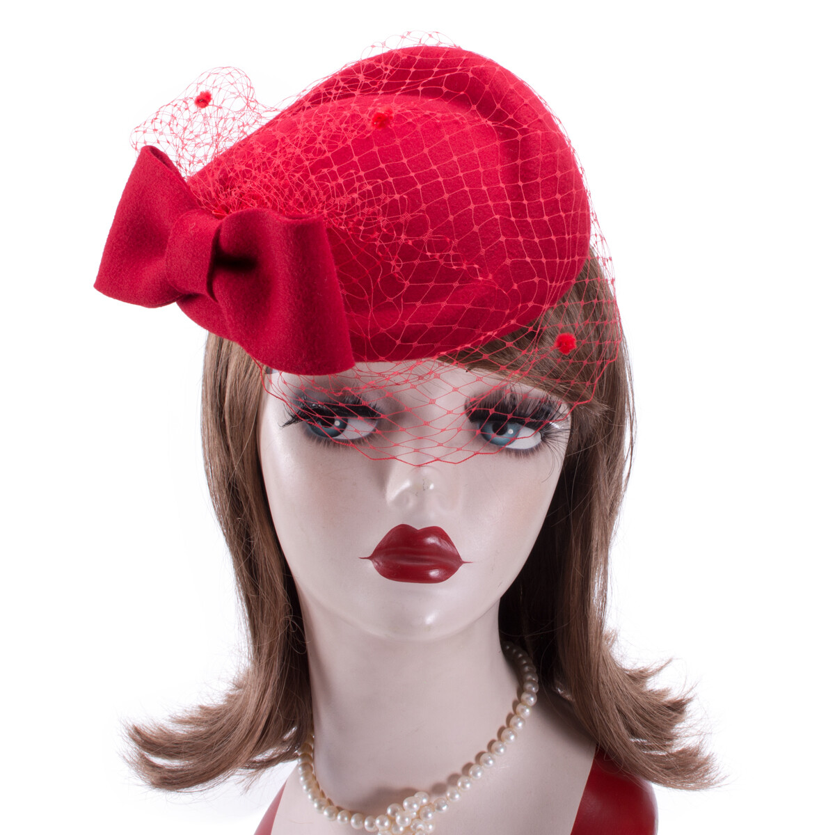 Frcolor Cappello Di Fascinator, Cappello Di Feltro Da Cerimonia Nuziale Del Partito Di Cerimonia Nuziale Per Le Donne - Foto 10