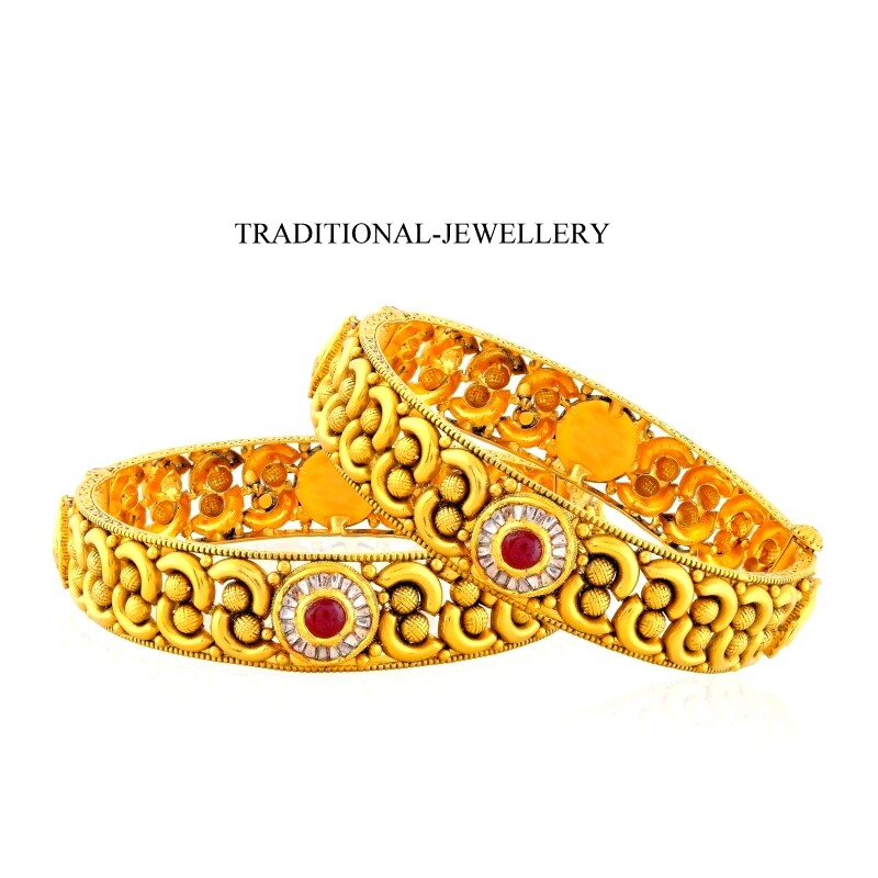 Traditional Gold Bangles Designs With Price