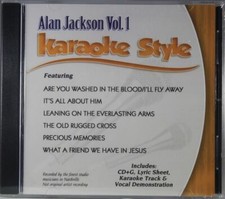 Alan Jackson Volume 1 Christian Karaoke Style NEW CD G Daywind 6 Songs
