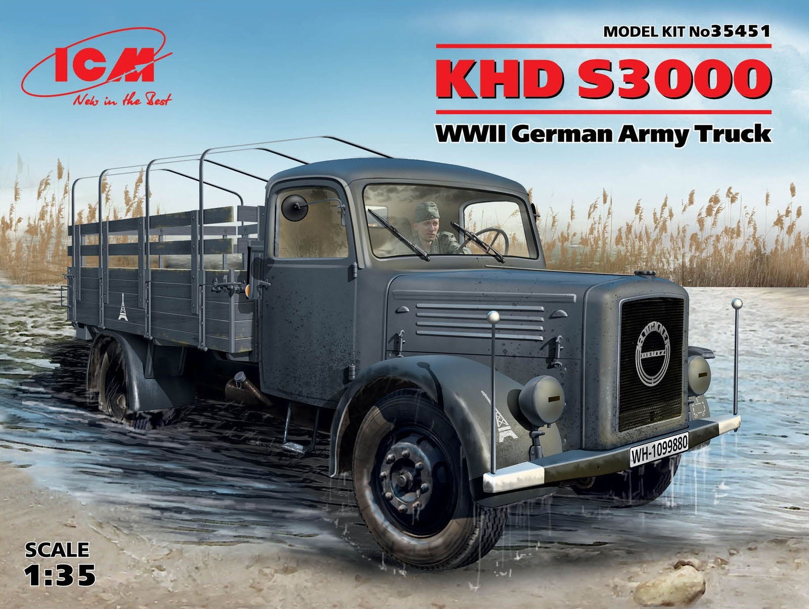 ICM 35451 1:35 KHD S3000, WWII German Army Truck