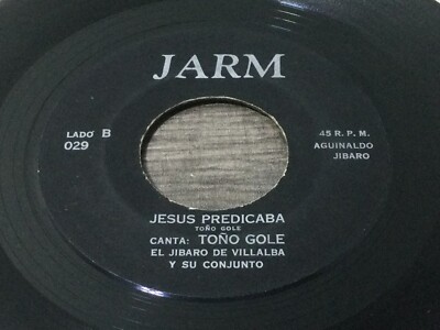 EL JIBARO DE VILLALBA Y SU CONJUNTO-TOÑO GOLE -CAÑA,TABACO Y CAFE / 45RPM