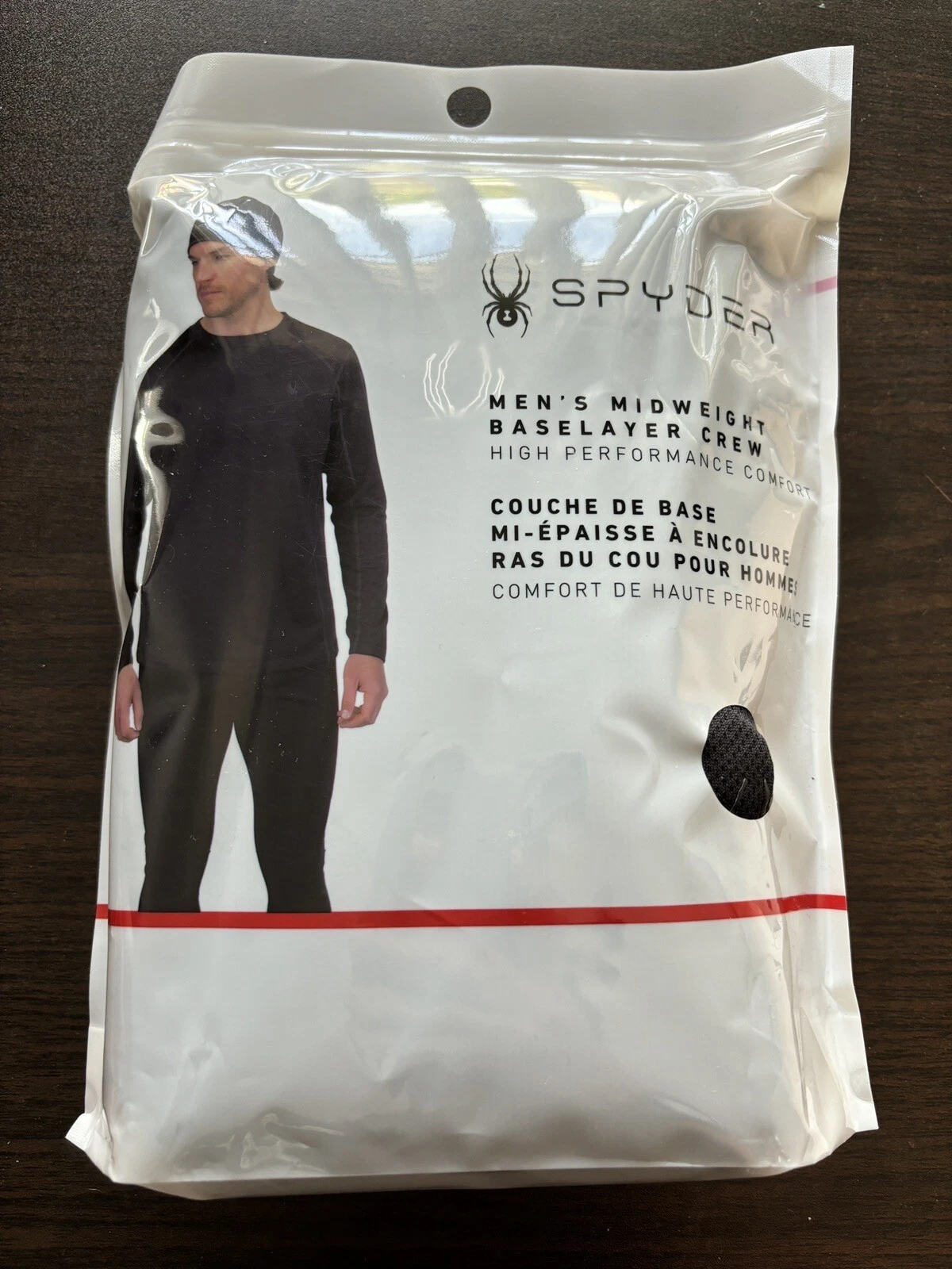 Spyder Men’s Performance Top Base Layer Crew (Medium) (New)