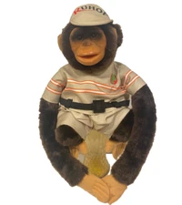 RUHOF BioBusters Plush Full Body Monkey Hand Puppet Squeaks 15”