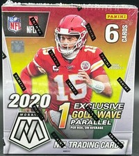 2020 Panini Mosaic Football NFL ASIA TMALL Edition Sealed Box Gold Wave /17