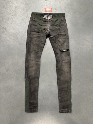 Rick Owen s DRKSHDW Memphis Denim Legging Biker Pants