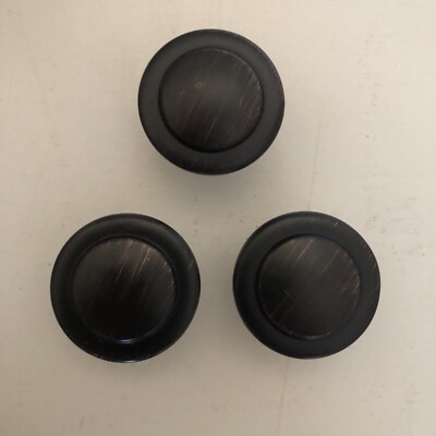 3 Ravinte Cabinet Hardware Oil Rubbed Bronze Knobs Round 1 ¼ 