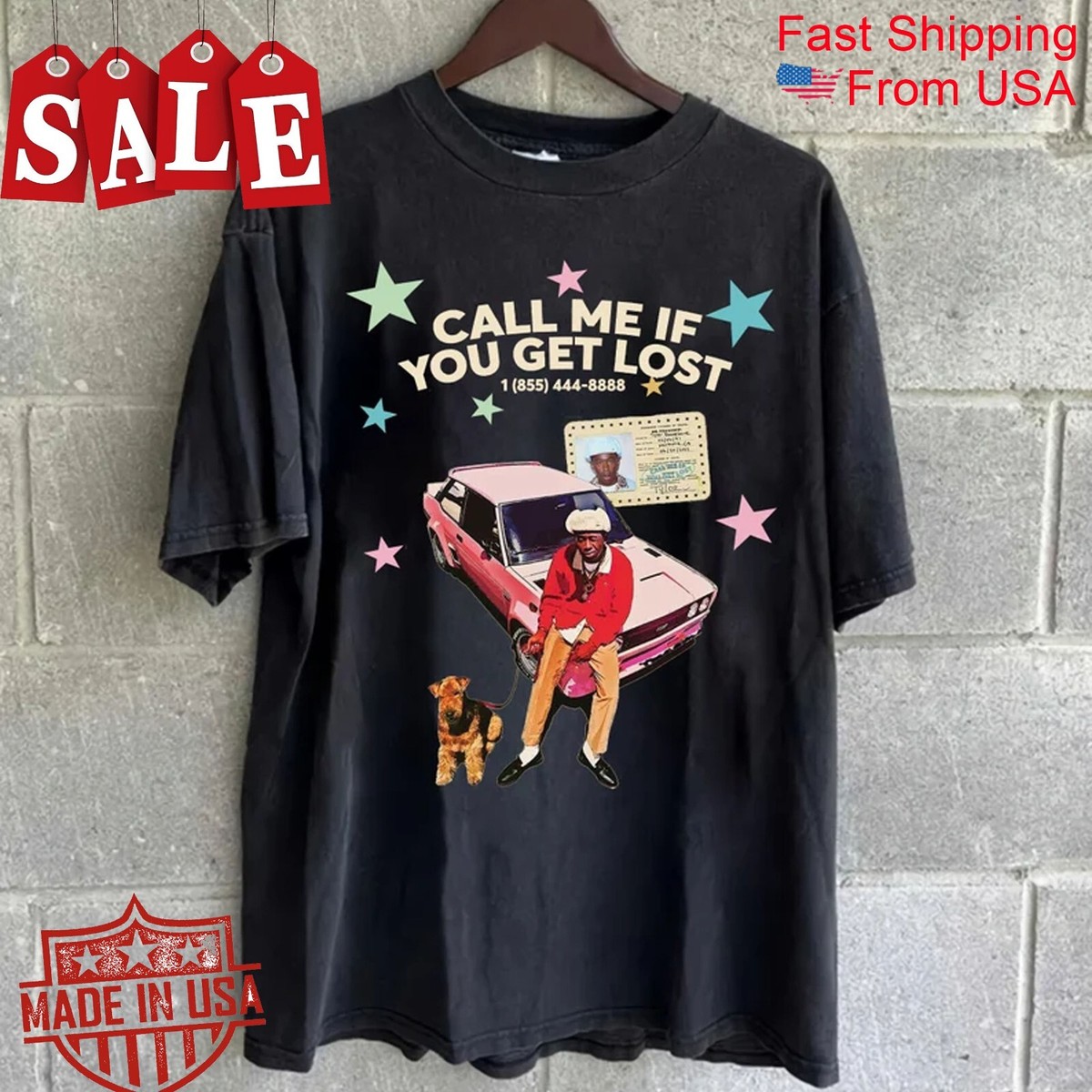 Tyler The Creator call me if you get lost Cotton Unisex All Size 