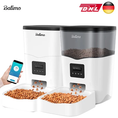 BALIMO MAX 3L WLAN APP Futterautomat Katze Automatischer Futterspender für Katze und Hund