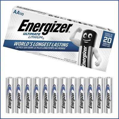 Energizer Ultimate Lithium AA Mignon 1,5V Batterie L91 3000 mAh Bulk ++MHD 2049+ - Bild 1 von 4