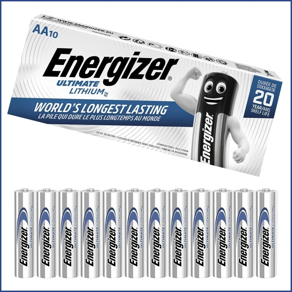 Energizer Ultimate Lithium AA Mignon 1,5V Batterie L91 3000 mAh Bulk ++aus 2026+ - Bild 2 von 4