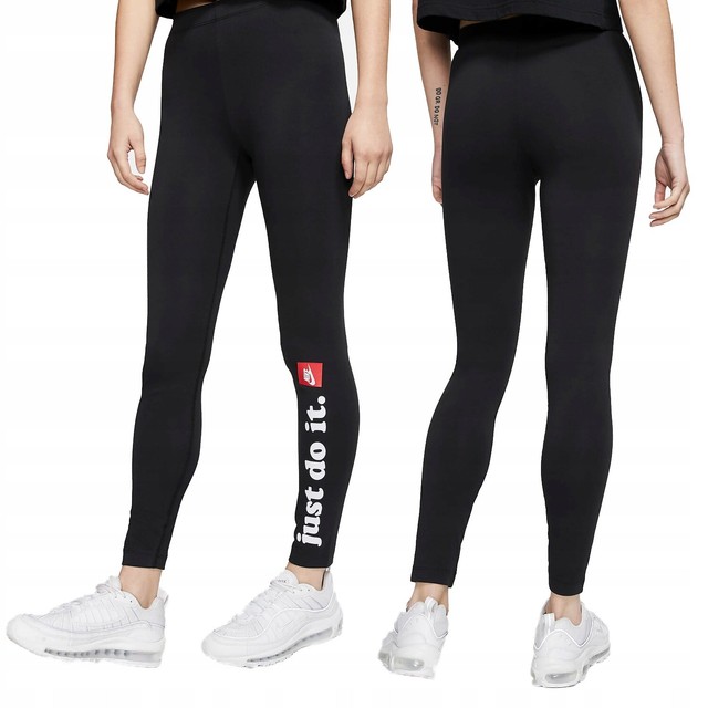 nike leggings just do it black