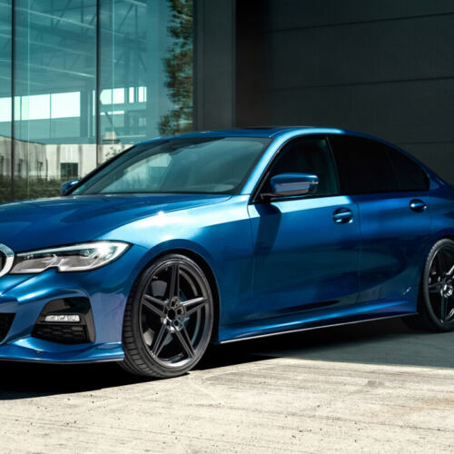 2X For 2019-2024 BMW G20 G28 3-Series M Sport Side Skirts Extension Carbon Fiber - Bild 2 von 15