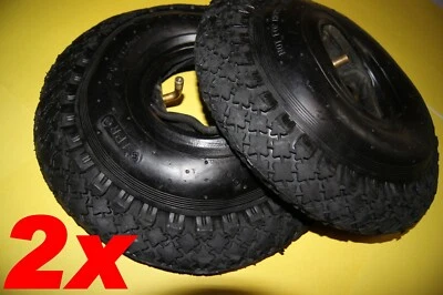 2 Reifen 260x85 Reifen mit Schlauch 3.00-4 Bollerwagen Sackkarre 2PR, WV,Veloce