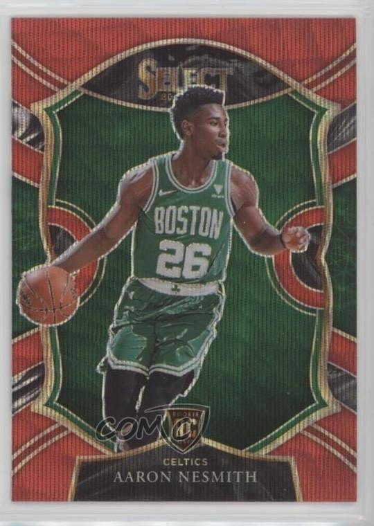 2020-21 Panini Select Concourse Red Wave Prizm Aaron Nesmith #74 0s5s