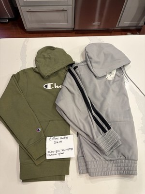 2 Men s Hoodies Size M. Adidas and Champion. Free Shipping