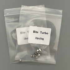 20Pcs Dental Orthodontic MIM Bite Turbos Tongue Tamers Monoblock Bondable Hinge