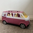 Vintage 2002 Mattel Retro VW Transporter Barbie Camper Van Microbus Pink