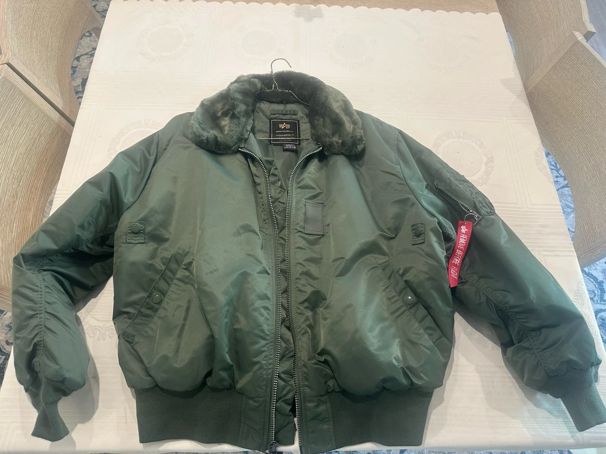 Alpha Industries男式B-15外套、夹克和背心| eBay