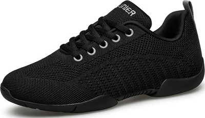 Girls Black Cheerleading Shoes Breathable Youth Cheer Competition