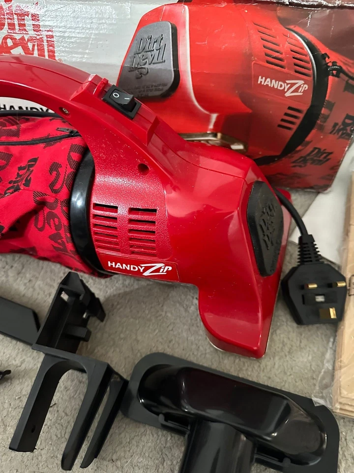 Dirt Devil Handy Zip DD150Z Plus handheld Vacuum Cleaner Caravan Car Red - Image 3 of 4