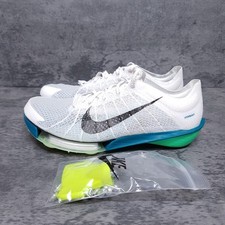 NIKE Air Zoom Victory 2 Puntas de Pista Zapatos para Hombres 5 Mujeres 6.5 Blanco Abeto Verde