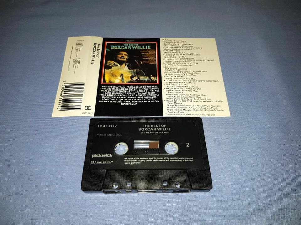 THE BEST OF BOXCAR WILLIE CASSETTE TAPE ALBUM - Image 2 of 2
