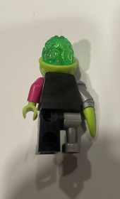 Lego Alien Conquest Cyborg PIRATE VILLAIN Minifigure 7066 Green Minifig Head