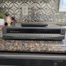 Sharp VHS Player Model VC-A504U VCR 4 Head On Screen Programming W Remote
