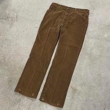 Vintage 70s western retro sedgefield corduroy flare bell bottom pants 34x30