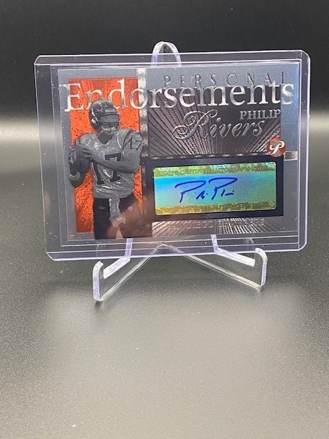 Philip Rivers Topps Pristine Personal Endorsements #PEPR Base