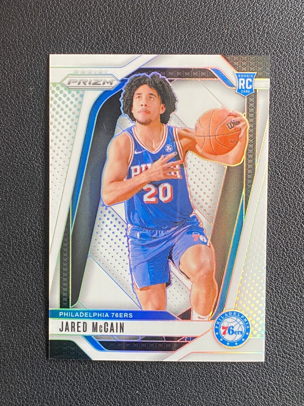 Jared McCain 2024-25 Panini Prizm White Prizm 111/175 #222