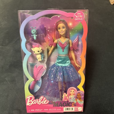 Mattel JCW48 - Barbie - A Touch of Magic - Malibu Puppe + Tiere