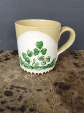Coffee Cup Mug Bunratty Castle Pottery Ireland Artist Signed O'Neill 1994 VTG