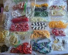 Vintage Costume Jewelry Necklace Lot 28 Pieces Beaded Faux Pearl Statement...