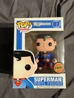 Funko POP!  *LOT * DC Universe JLA includes Superman Metallic Chase #07 *Flaws*