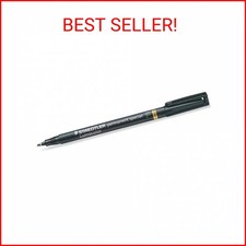 STAEDTLER Pack Of 3 Lumocolor Permanent Marker PensSpecial 319F Fine Tip - Black