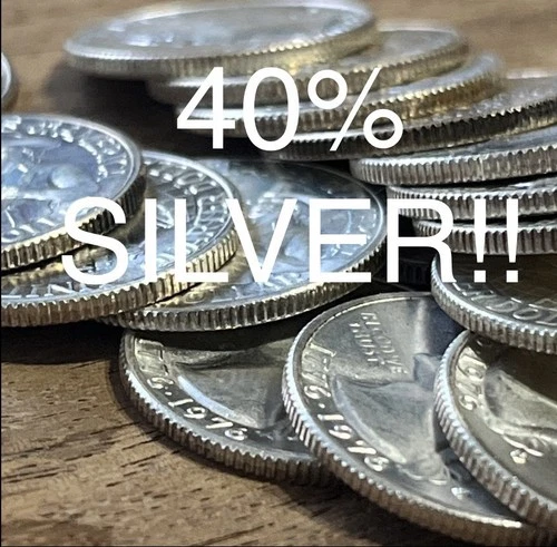 🔥 20 1976 S Washington Quarter Half Roll 40% Silver Bicentennial lot of 20 BU