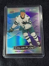 2024-25 Upper Deck Allure - Color Flow Fabian Zetterlund #CFL-21 Blue Purple