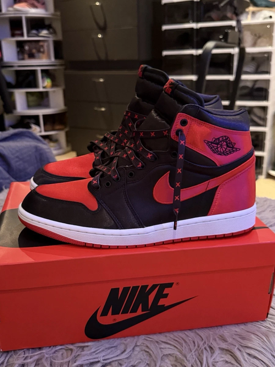 Jordan 1 Retro OG High Satin Red W | eBay