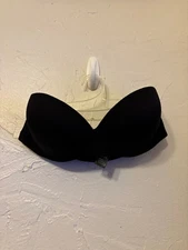 Le Mystere 34B Black L'image Collection Sculptural Strapless Bra Underwire