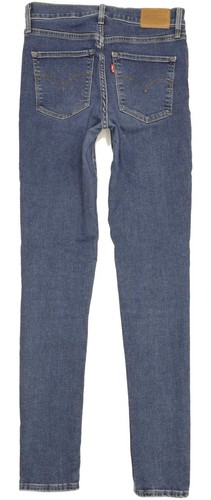 Levi's 311 Shaping Women Blue Skinny Slim Stretch Jeans W26 L32 (102367) - Picture 2 of 9
